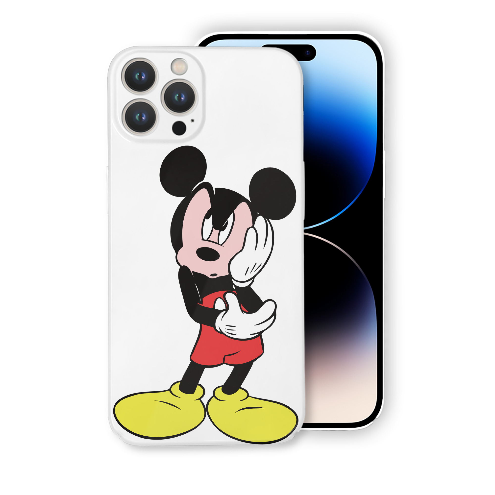 （画像用） ミッキーマウス Mickey Mouse 【iPhone 14シリーズ対応】ハードケース